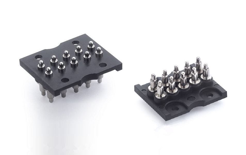 10 pin spring Pogo Pin plated  connector