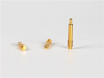 סיכת פוגו בציפוי זהב ישר מחט