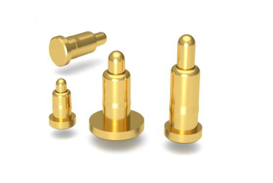 סיכת פוגו זהב מצופה קפיץ קפיצי