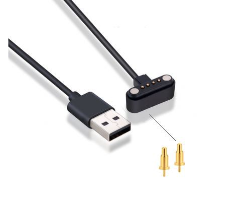 4 Pin 2.54mm Magnetic Connector Pogo Pin Charging Cable