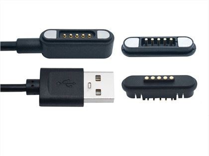 מחבר טעינה מגנטי 5Pin Pogo Pin