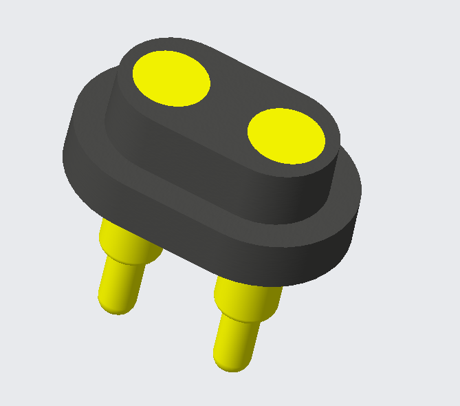 מחבר PogoPin עמיד למים 2 פינים